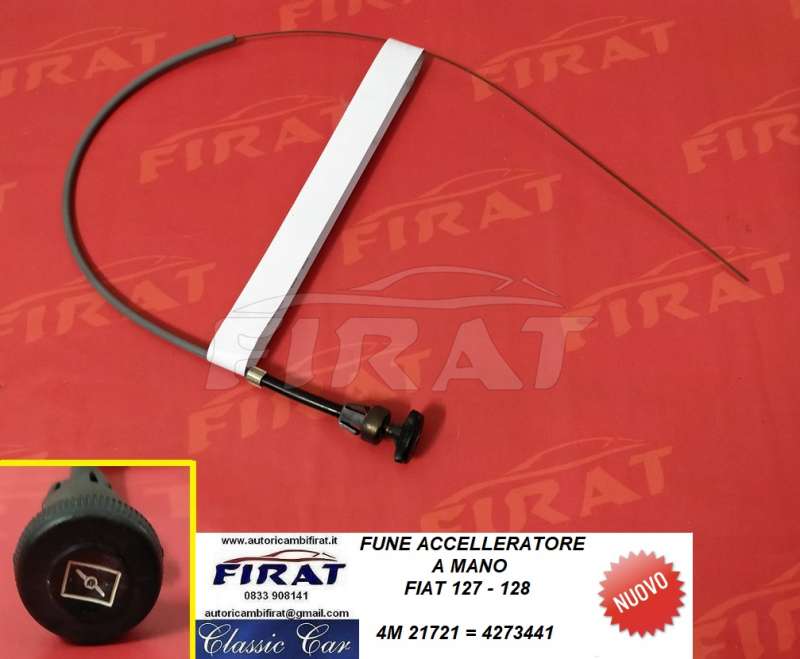 FUNE ACCELLERATORE MANO FIAT 127 - 128 (21721)